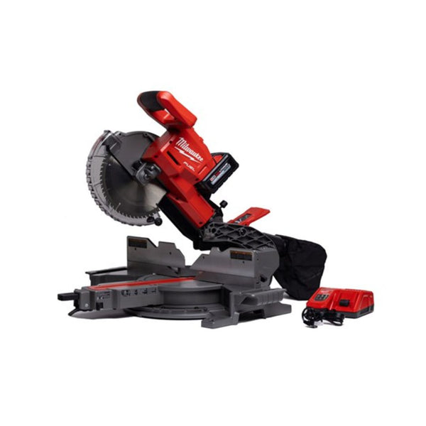 Milwaukee M18 FUEL 18V 10 in. Lithium-Ion Brushless Cordless Dual Bevel Sliding Compound Miter Saw Kit with One 8.0 Ah Battery