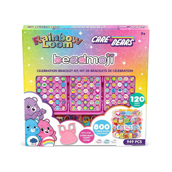 949-Pcs Rainbow Loom: Beadmoji Care Bears Bracelet Kit