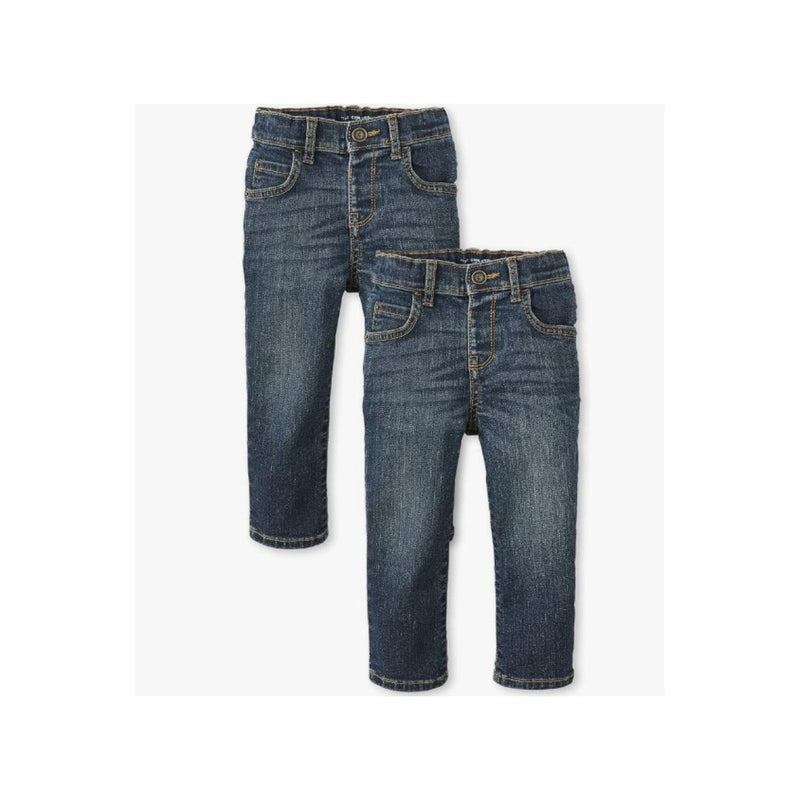 2-Pack The Children’s Place Basic Stretch Straight Leg Jeans