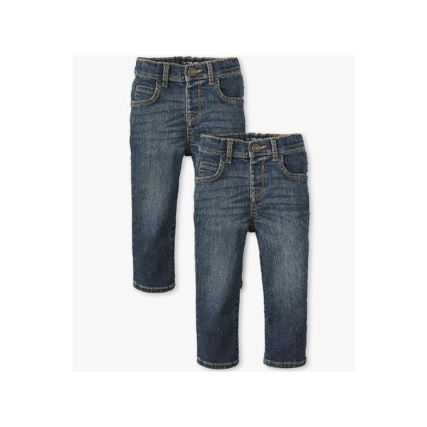 2-Pack The Children’s Place Basic Stretch Straight Leg Jeans