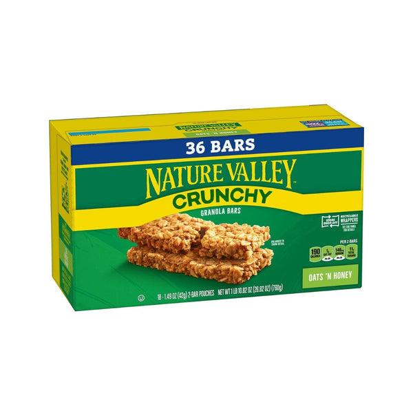 36 Pack Nature Valley Crunchy Granola Bars