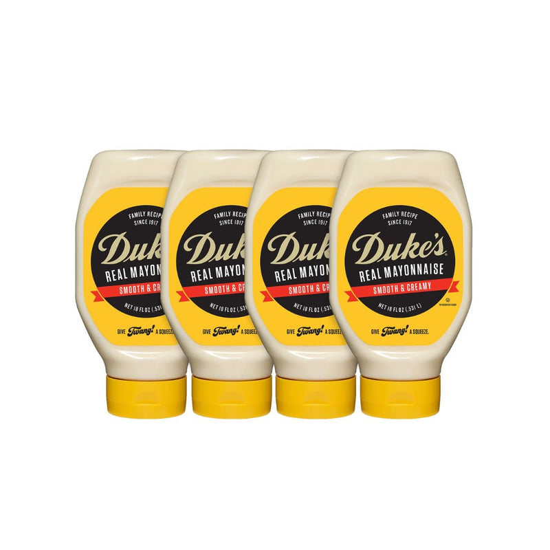4 Squeeze Bottles of Duke’s Real Mayonnaise