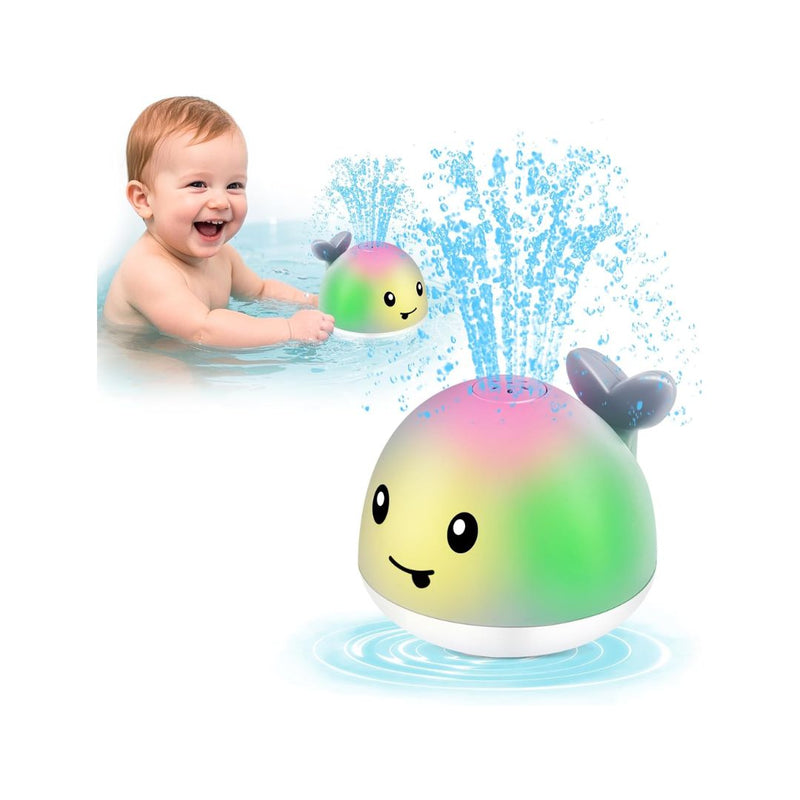 Light Up Whale Bath Sprinkler Toy