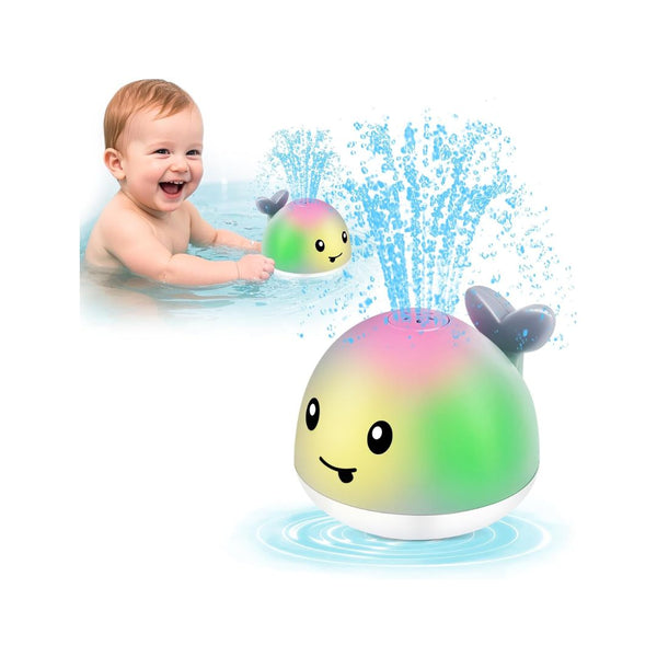Light Up Whale Bath Sprinkler Toy