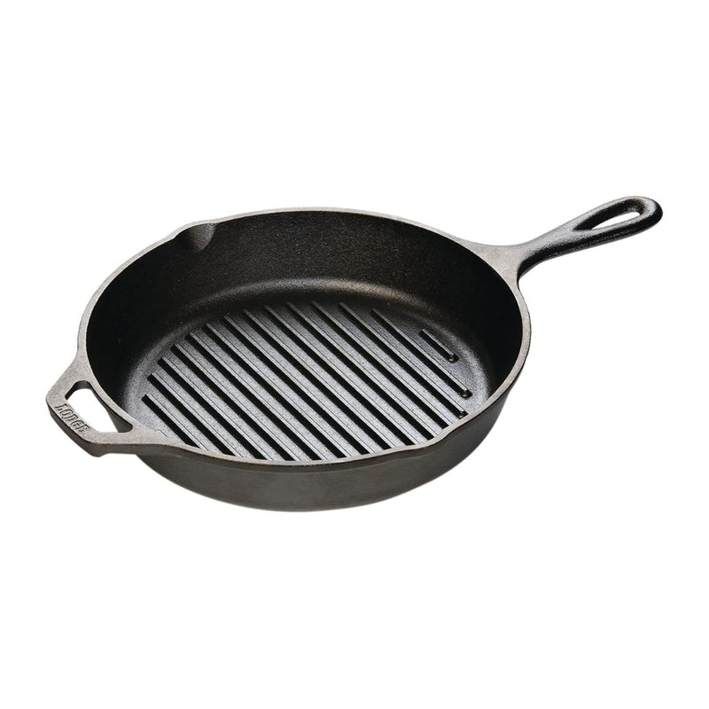 Lodge 10.25-Inch Cast Iron Grill Pan