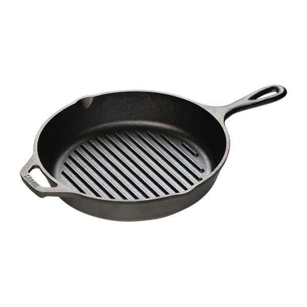 Lodge 10.25-Inch Cast Iron Grill Pan