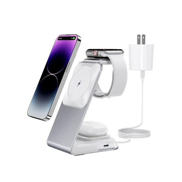 4-in-1 Wireless Charging Station With 30W PD Adapter