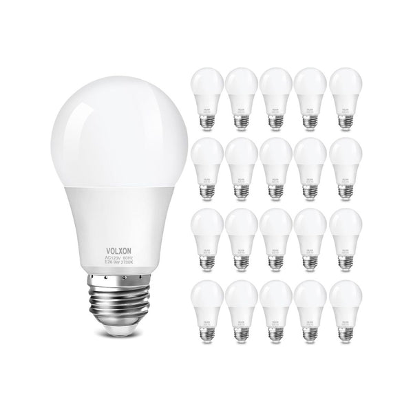 20-Pack 60-Watt A19 LED Light Bulbs