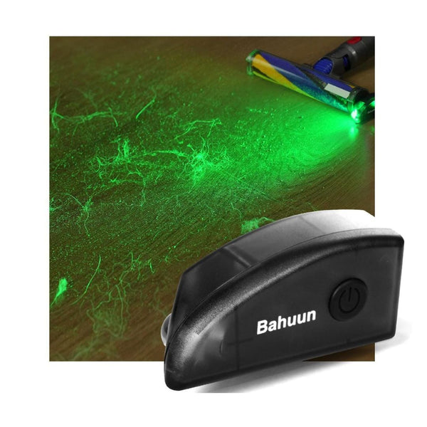 Vacuum Cleaner Attachment with Dust Illumination Light
