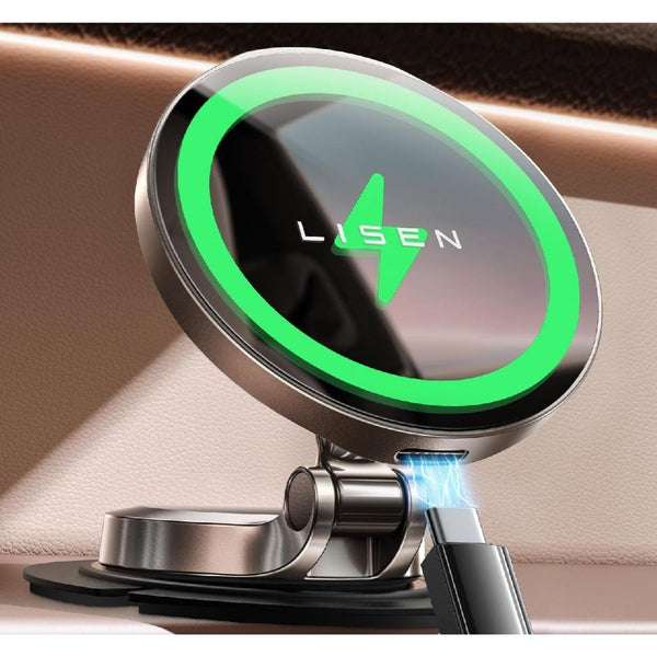 15W Magnetic Wireless Car Charger by LISEN