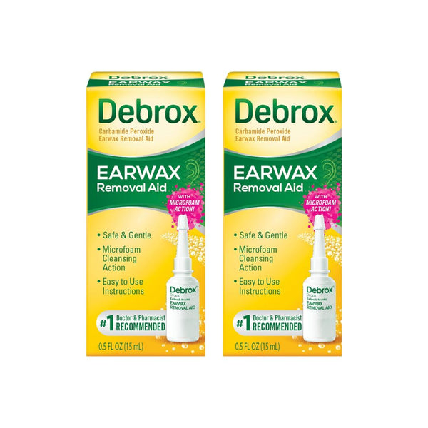 2-Pack Debrox Ear Wax Removal Drops