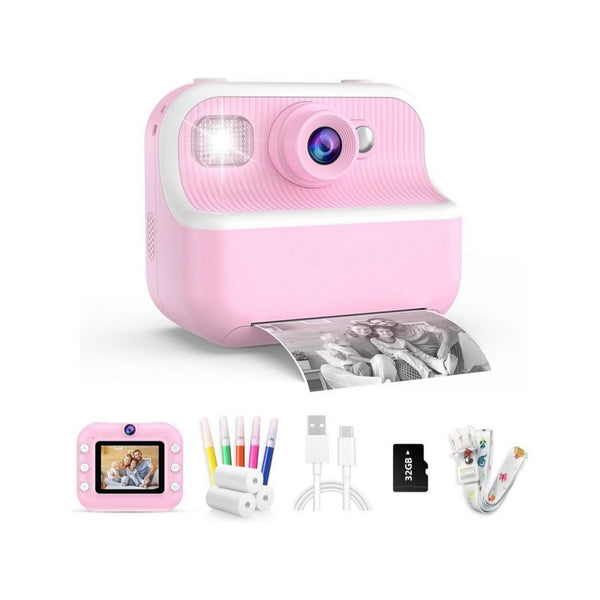 Kids Instant Print Camera with Dual Lens