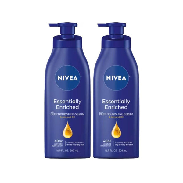 Pack of 2 NIVEA Essentially Enriched Body Lotion for Dry Skin