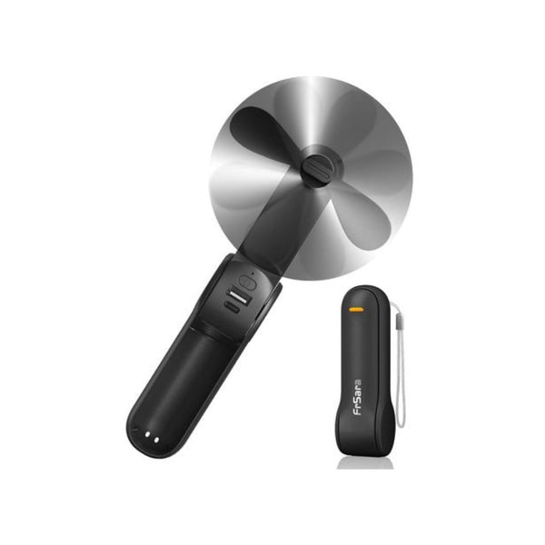 Portable Handheld Fan w/ 2,000 mAh Power Bank