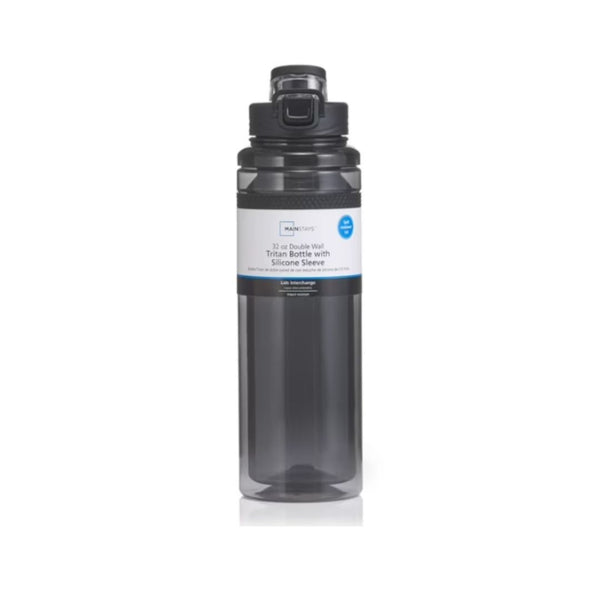 Mainstays 32 fl oz Plastic Water Bottle (2 Colors)