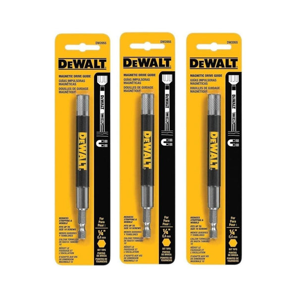 3 Pack Of DEWALT Magnetic Bit Tip Holders