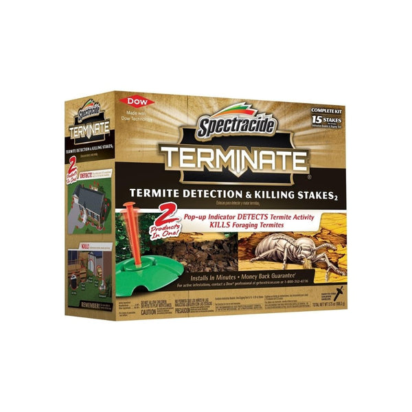 15-Count, 6 Pack Spectracide Terminate Termite Detection & Killing Stakes
