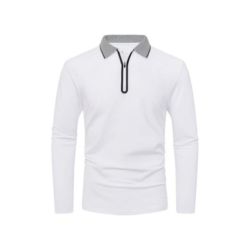 Men's Zipper Polo Shirts (6 Colors)