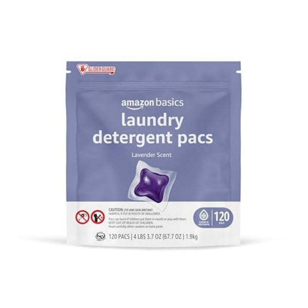120 Pack Amazon Basics Laundry Detergent Pacs