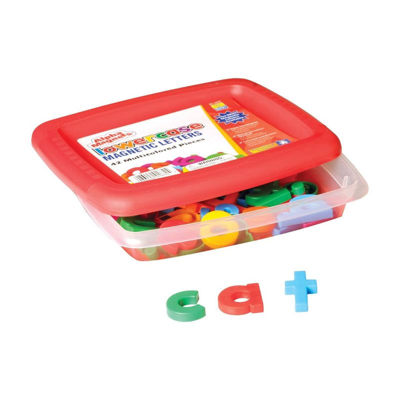 Set of 42 Educational Insights Multicolored Lowercase AlphaMagnets