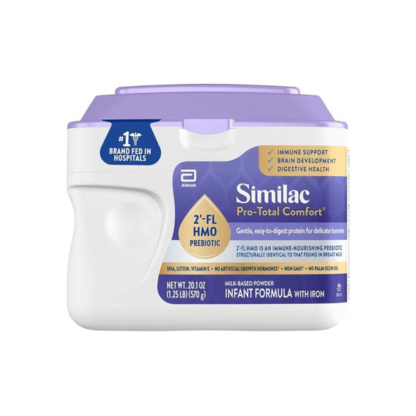 Similac Pro-Total Comfort Infant Formula With Iron, 20.1-oz Tub