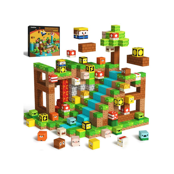 100-Pcs Magnetic Building Blocks Toy