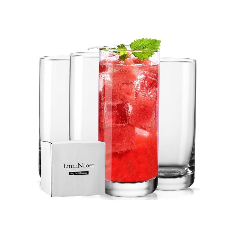 Set of 8 Highball Drinking Glasses