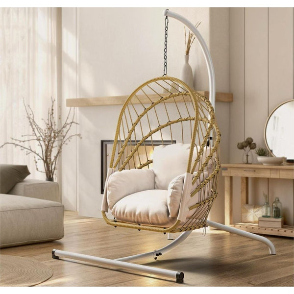 Hanging Egg Chair with Stand