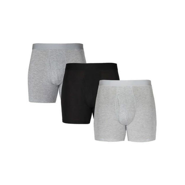 3-Pack Men's Soft Touch Rayon Boxer Briefs