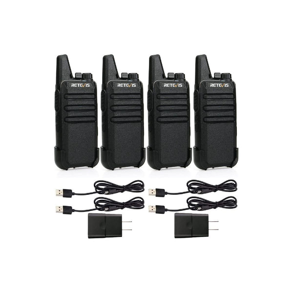 4 Pack Retevis Rechargeable Two Way Radios