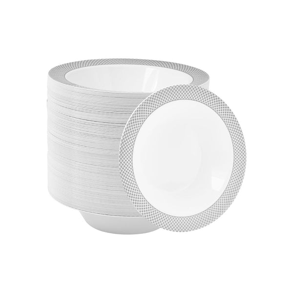 100 Premium Heavy Duty Disposable 12 Oz Plastic Bowls