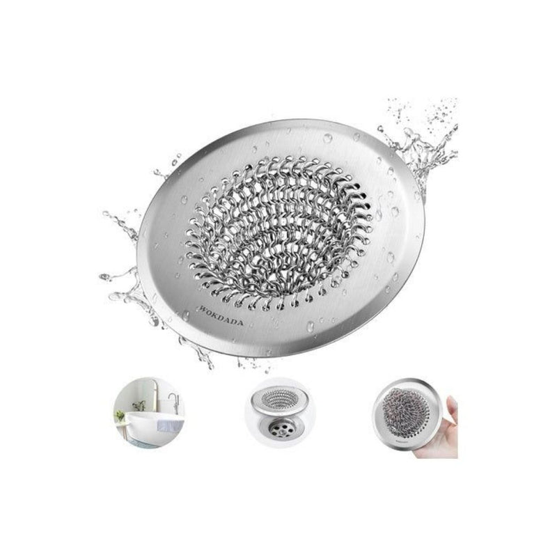 Bathtub Reversible Stainless Steel Drain Protector
