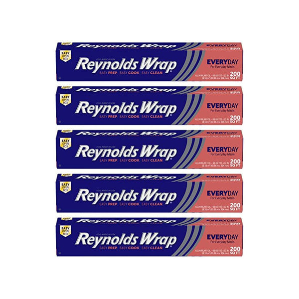 5 Rolls Of Heavy Duty Or Regular Reynolds Aluminum Foil And $15 Amazon Credit