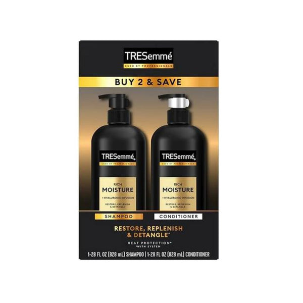 2-Count TRESemmé Rich Moisture Shampoo and Conditioner