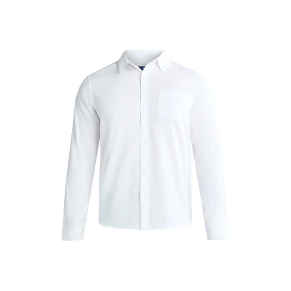 Men's Button Down Poplin Shirt with Long Sleeves (Many Colors)