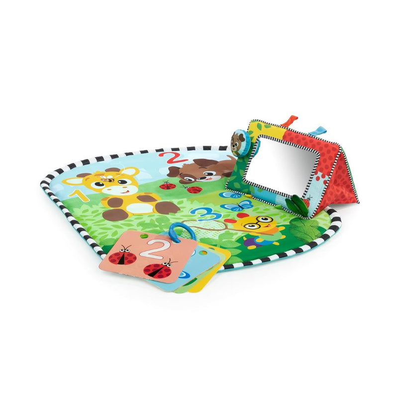 Baby Einstein Discovery Garden Tummy Time Mat & Mirror