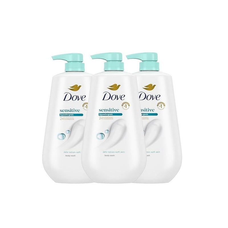 3-Pack Dove Sensitive Skin Body Wash