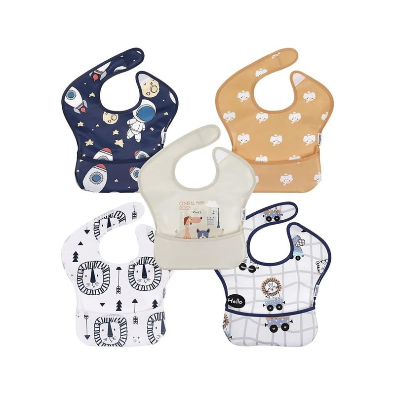 5-Pack Baby Bibs