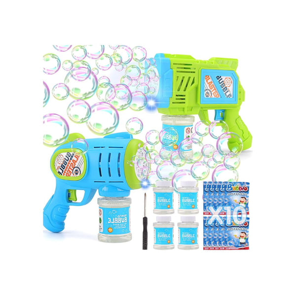 2-Pack Kids Bubble Gun Machine Refill Solution
