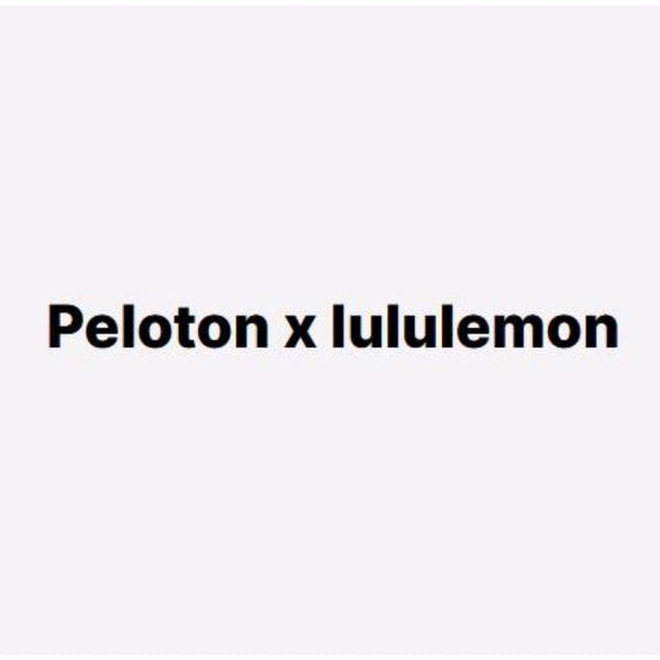 LULULEMON X Peloton: 50% Off Everything!