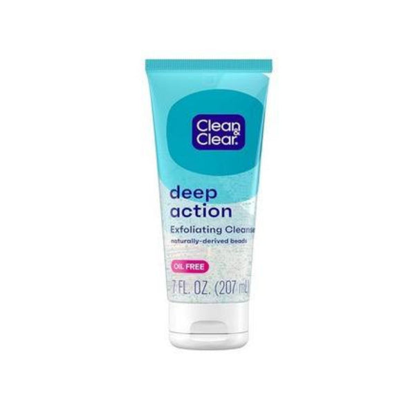 Clean & Clear Deep Action Exfoliating Cleanser Face Scrub