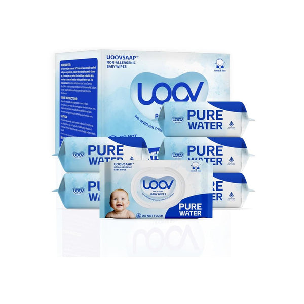 384-Count Hypoallergenic Baby Water Wipes