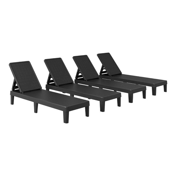4 Outdoor Chaise Lounge Chairs