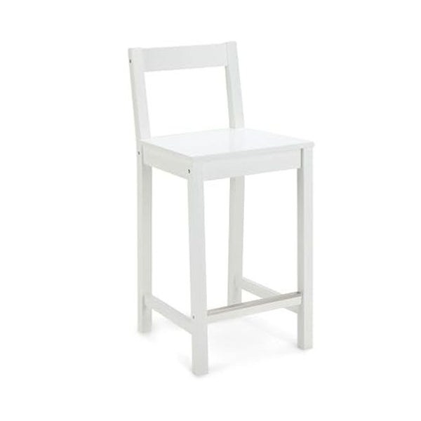 Amazon Basics Wooden Bar Stool with Backrest