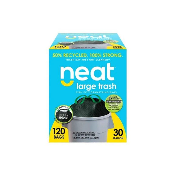 120 Of 30 Gallon Drawstring Trash Bags