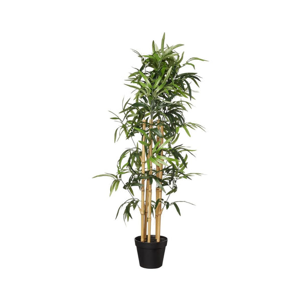 Artificial Fake Bamboo Plant with Plastic Planter Pot
