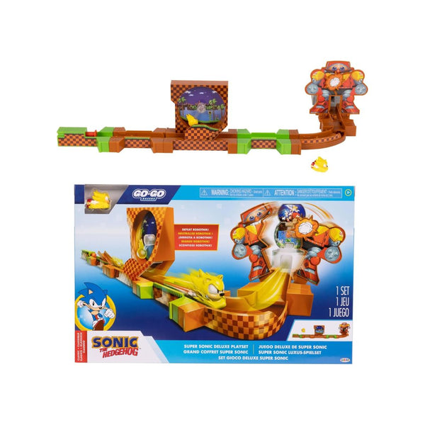 Sonic The Hedgehog Go Go Racers Deluxe Playset