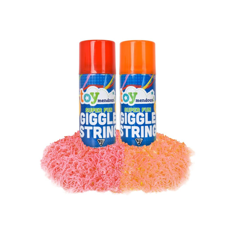 2 Cans of Giggle String, Shoots Over 15 Feet