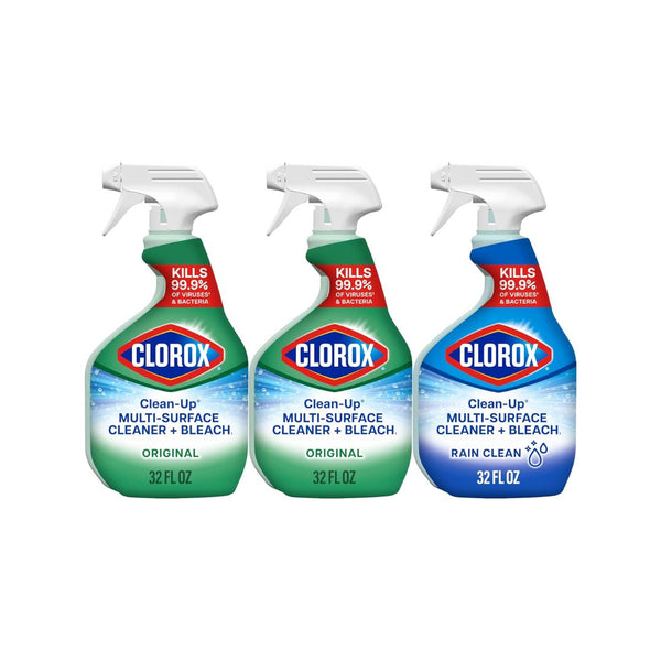 3 Value Pack Clorox Clean-Up Cleaner + Bleach