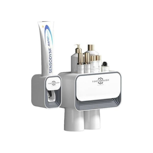 Multifunctional Toothbrush Holder And Dispenser